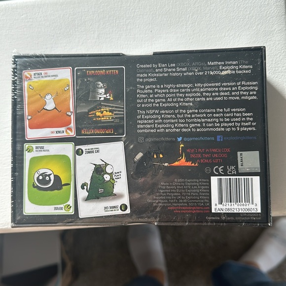 NWT exploding kittens game NSFW edition. - Picture 2 of 3